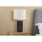 Monarch Specialties Lighting, 24 in.H, Table Lamp, Black Concrete, Ivory / Cream Shade, Modern I 9710 - alternate 6